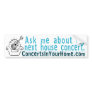 Ask me about my next house concert bumper sticker