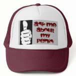 ASK ME ABOUT MY PENIS hats