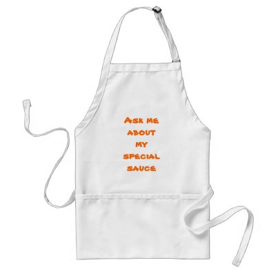 Ask me about my special sauce aprons by quirky_threads