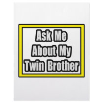 Ask Me About My Twin Brother letterhead by Shirts_For_Twins Ask Me About My Twin Brother letterhead