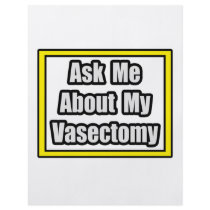 Ask Me About My Vasectomy Flyer