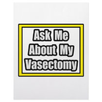 Ask Me About My Vasectomy Letterhead Template