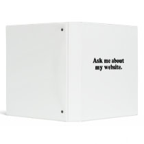 Ask me about my website.png 3 ring binder