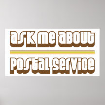 Ask Me About Postal Service Print