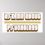 Ask Me About Psychology Print