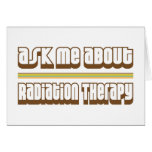 Ask Me About Radiation Therapy Cards
