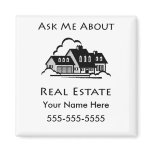 Ask Me About Real Estate Magnet