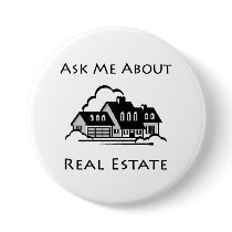 Ask Me About Real Estate Pin buttons