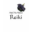 Ask Me About Reiki Purple Rose T-Shirt shirt
