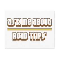 Ask Me About Road Trips postcards