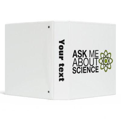 Ask me about Science Vinyl Binders by Sporkbender
