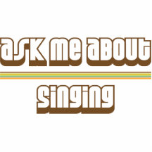 Ask Me About Singing Photo Cutouts