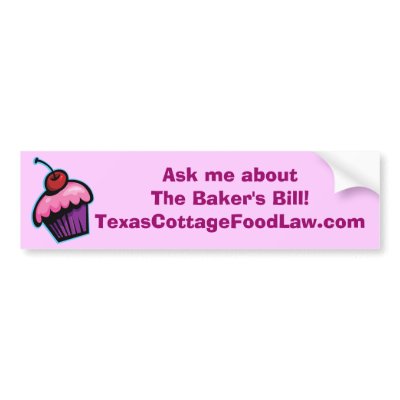 Ask me about the Baker's Bill - pink and burgundy Bumper Stickers by thebakersbill