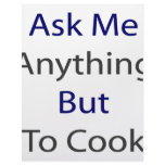 Ask Me Anything But To Cook Custom Letterhead