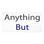 Ask Me Anything But To Cook Photo Card Template