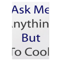 Ask Me Anything But To Cook Customized Stationery