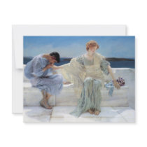 Ask Me No More by Sir Lawrence Alma Tadema Custom Announcement