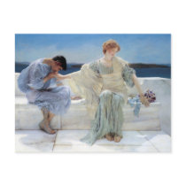 Ask Me No More by Sir Lawrence Alma Tadema Post Cards