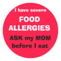 Ask my MOM before I eat stickers by mistofviolets Ask my MOM before I eat stickers