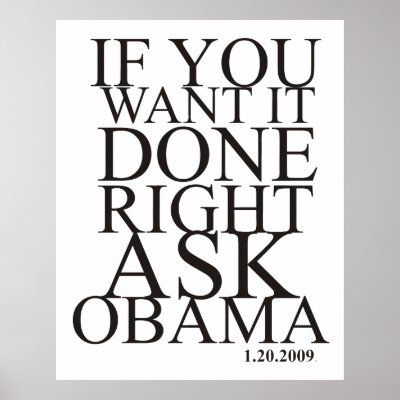 Ask Obama Poster by MizzBella
