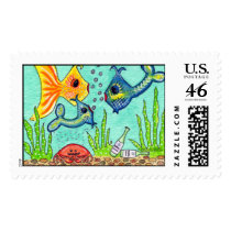 Ask the Crab!  Custom Postage postage