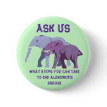 Ask Us Steps to End Alzheimer's Pin