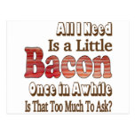Asking for Bacon Postcard