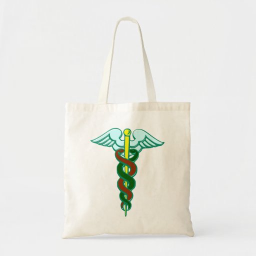 Äskulapstab staff Aesculapius Tote Bag