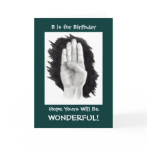 ASL BIRTHDAY CARD by joyart ASL BIRTHDAY CARD