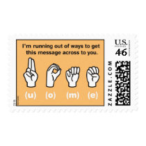 "ASL" by U-owe-me.com postage by uoweme "ASL" by U-owe-me.com postage
