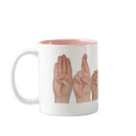 ASL Fingerspelled Name Coffee Mug