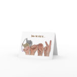 ASL Fingerspelled Name Note Card - Jack