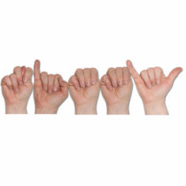 ASL Fingerspelled Name Photo Sculpture-Timmy