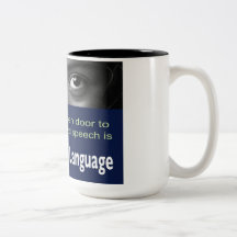 ASL Helps Deaf Child to Learn English and Speech. Coffee Mugs