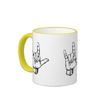 ASL I Love You mugs