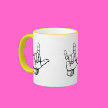 ASL I Love You mugs