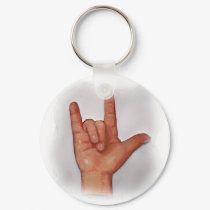 ASL I LOVE YOU NO. 3 keychains by joyart ASL I LOVE YOU NO. 3 keychains