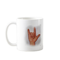 ASL I LOVE YOU NO. 3 MUGS