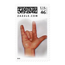 ASL I LOVE YOU NO. 3 STAMPS