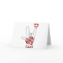 ASL I Love YOU Sign Language - HAND HEART NURSE Greeting Card