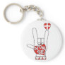 ASL I Love YOU Sign Language - HAND HEART NURSE Keychains