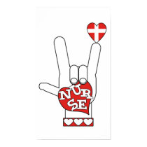 ASL I Love YOU Sign Language - HAND HEART NURSE posters by NurseStore ASL I Love YOU Sign Language - HAND HEART NURSE posters