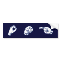 ASL OMG bumper stickers