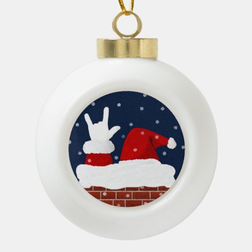 asl santa christmas ornament w i love you in asl zazzle asl santa christmas ornament w i love you in asl zazzle