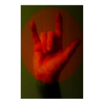 ASL Sign I Love You posters by JudyMarisaEclecticCo ASL Sign I Love You posters