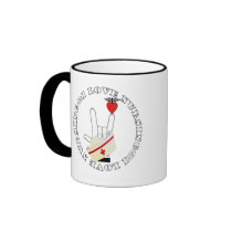ASL SIGN LANGUAGE I LOVE NURSING HOLD CAP MUGS