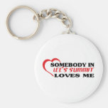 aSomebody in Lee's Summit loves me t s Keychains