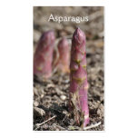 Asparagus business card business cards