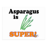 asparagus is super postcard