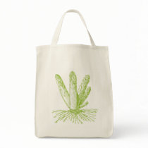 Asparagus Organic Grocery Tote bags